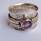 Meditationsring i Bohemsk Krystal