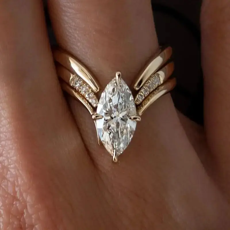 Anello Oro “Goccia Reale”