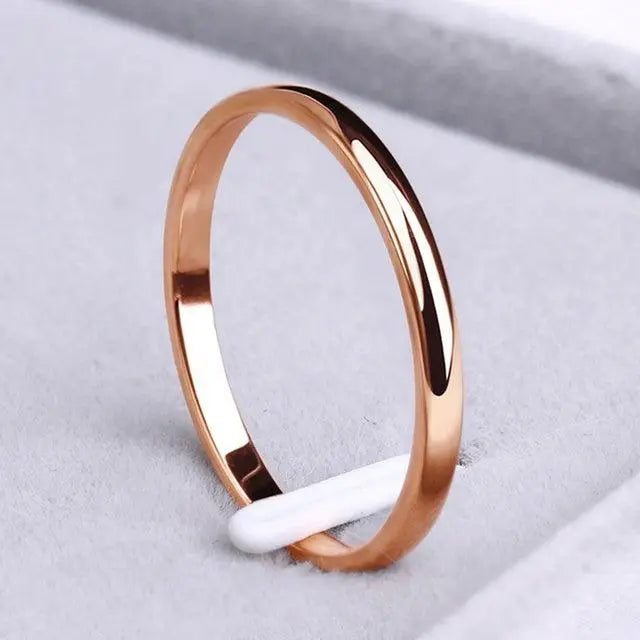 Simpelt Ring i Guld og Sølv