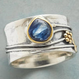 Meditationsring med Ædelsten Boho