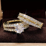 Forlovelsesring med zirkon