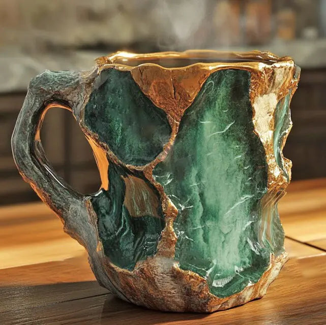 Krystal-infunderet Mineral Kaffekop