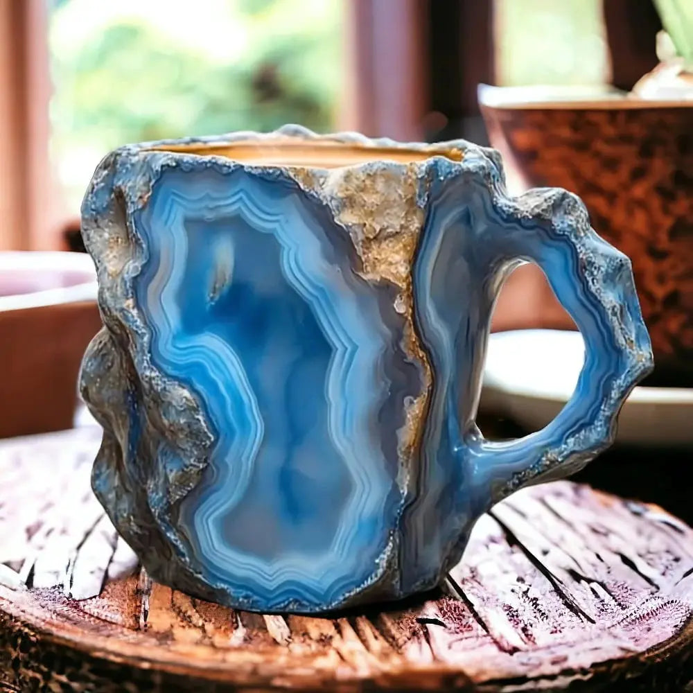 Krystal-infunderet Mineral Kaffekop