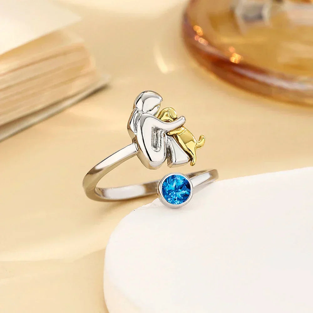 Nela™ | Ring med hundevedhæng