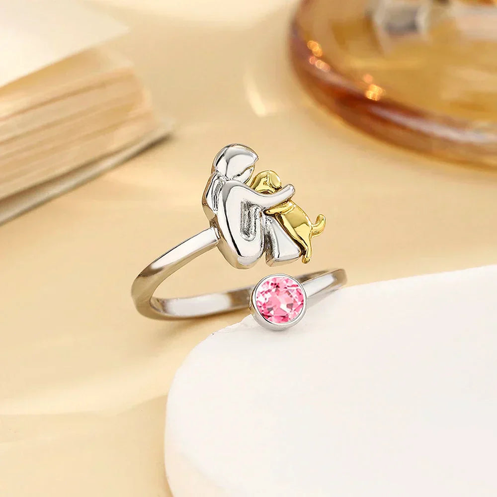 Nela™ | Ring med hundevedhæng