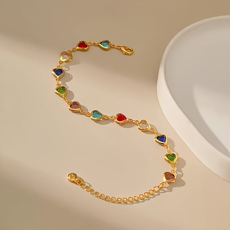 Unik hjerteformet armbånd