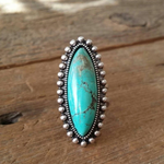 Vintage Ring med Turkis Sten