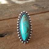 Vintage Ring med Turkis Sten