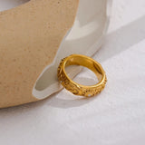 Vintage Ring med Sol, Måne og Stjerne