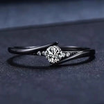 Vintage Ring i Guld Farve med Krystal
